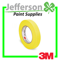 3M Yellow Automotive Refinish Masking Tape  18mm x 55m (12 Rolls)