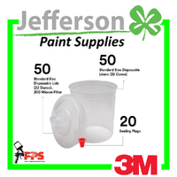 3M PPS Series 1 Spray Cup System Kit 650ml 200 Micron