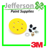 3M Hookit Clean Sanding Abrasive 3" Back Up Pad Disc Kit