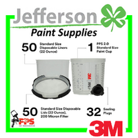 3M PPS Series 2.0 Spray Cup System Kit 650ml 200 Micron