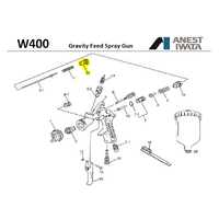 Anest Iwata Fluid Adjustment Knob