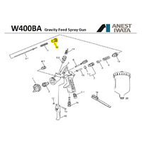 Anest Iwata W400 Bellaria Fluid Adjustment Knob