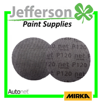 Mirka Autonet 120 Grit 6" Sanding Mesh Discs (50 Pack)