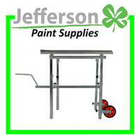 PlanIT Galvanized Wheel Painting Stand