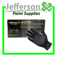 Jefferson Auto Black Large Black Nitrile Gloves (100 Pack)