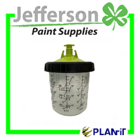 PlanIT Disposable Spray Cup System Kit 180ml 125 Micron