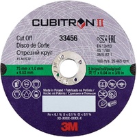 3M Cubitron II 3" Cut-Off Wheel 75 x 1.6 x 9.5mm (10 Pack)