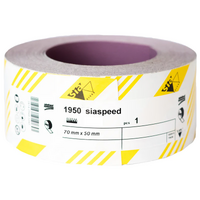 sia Abrasives 1950 siaspeed 40 Grit Velcro Roll 70mm x 50m