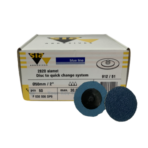 sia Abrasives 2820 siamet 50mm R-Type Discs (50 Pack)