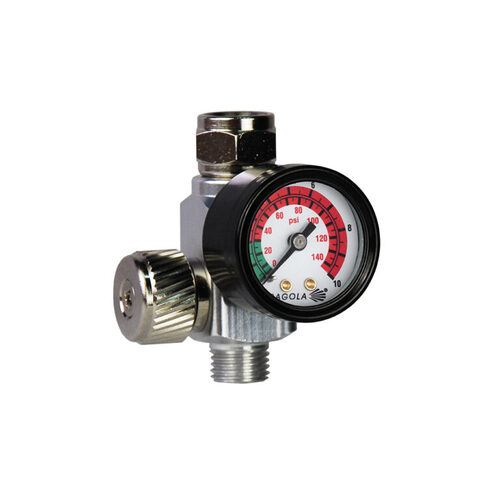 Sagola RC2 Air Flow Regulator With Pressure Gauge