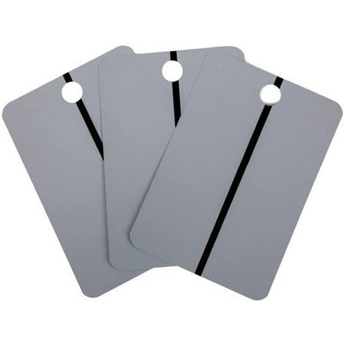 Light Grey Metal Spray Out Cards