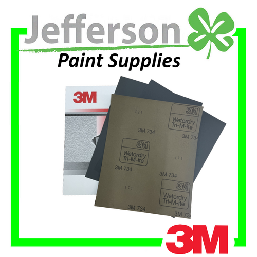 3M 800 Grit Production Wetordry Abrasive 314 Sheet  230mm x 280mm (50 Pack)