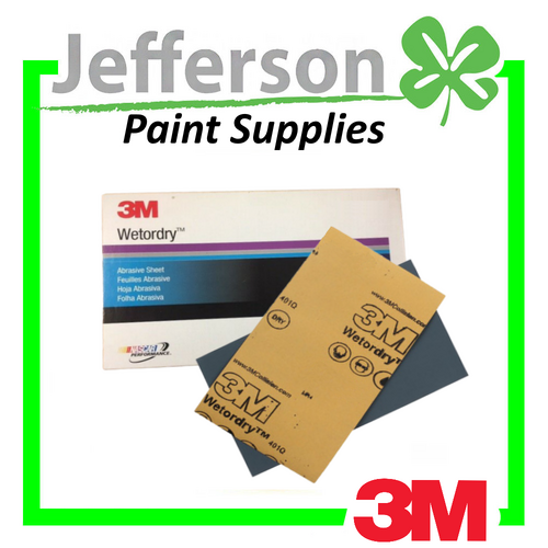 3M 1500 Grit Imperal Wetordry Abrasive Sheet 401Q 140mm x 230mm (50 Pack)