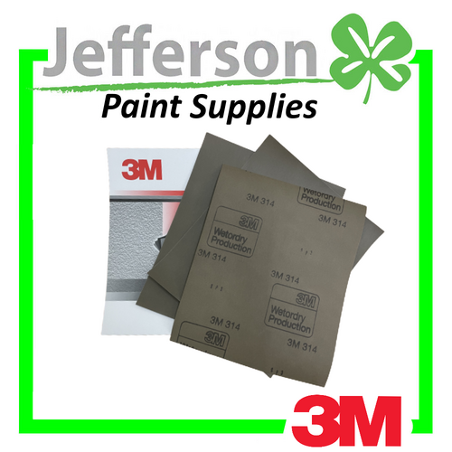 3M 400 Grit Production Freecut 314 Sheet 230mm x 280mm (50 Pack)