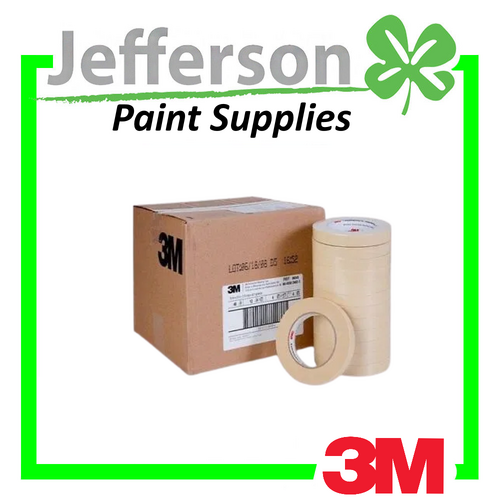 3M Premium Masking Tape 18mm x 55m (48 Rolls)