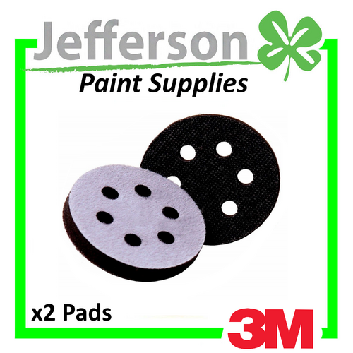 3M Hookit 3&quot; Soft Interface Pad (2 Pack)