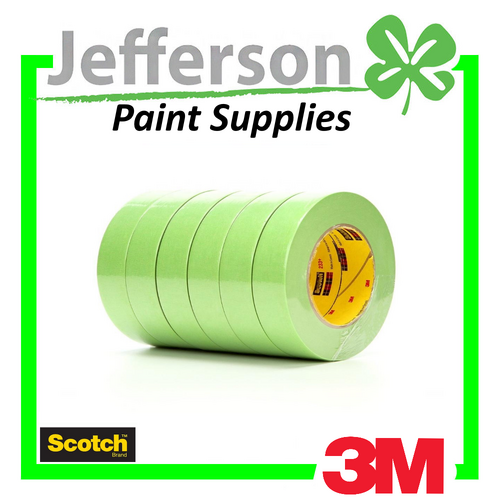 3M Scotch 233+ Green Performance Masking Tape 24mm x 55m (6 Rolls)