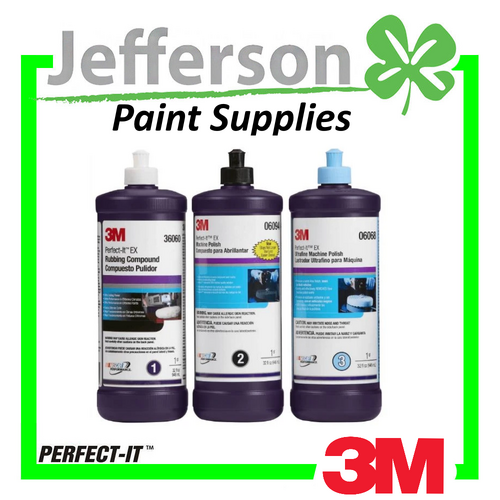 3M Perfect-It Step 1 / 2 / 3 Cut &amp; Polish 946ml Kit