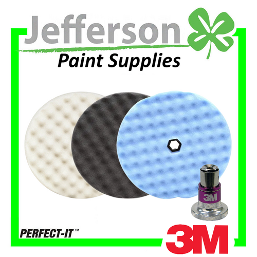 3M Perfect-It Step 1 / 2 / 3 Cut &amp; Polish 203mm Quick Release Pad with Adapter Kit