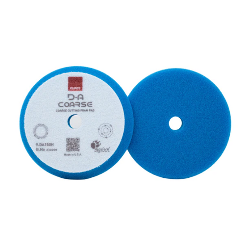 Rupes BigFoot 130mm/150mm Blue Coarse Velcro Foam Pads (2 Pack)