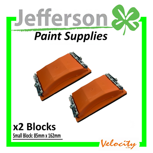 Velocity Sanding Block with Clips 85mm x 162mm (2 Pack)