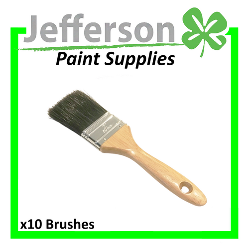 50mm Wooden Paint Brush (10 Pack)