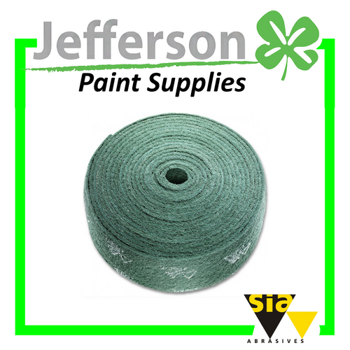 sia Abrasives 6120 siafleece Green General Purpose Fleece Roll 115mm x 10m