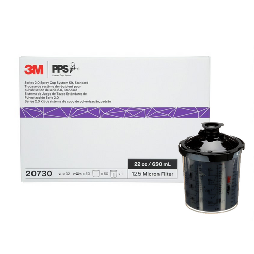 3M PPS Series 2.0 UV Spray Cup System Kit 650ml 125 Micron