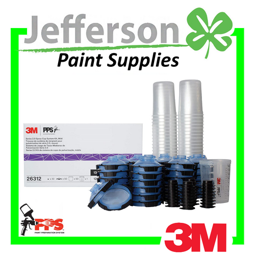 3M PPS Series 2.0 Spray Cup System Kit 400ml 125 Micron