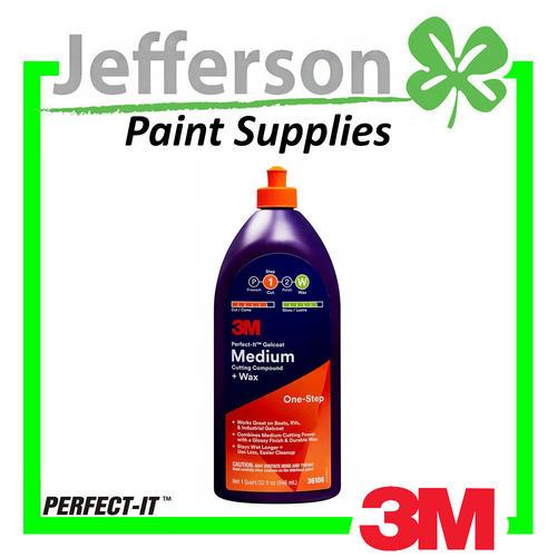 3M Perfect-It Gelcoat Medium Cutting Compound + Wax 946ml