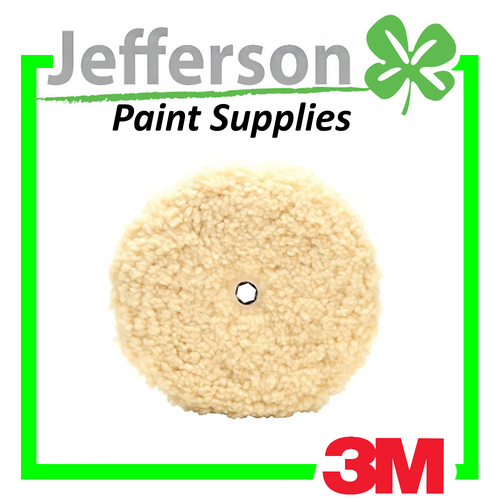 3M Perfect-It 8&quot; Quick Release Compounding Wool Pad