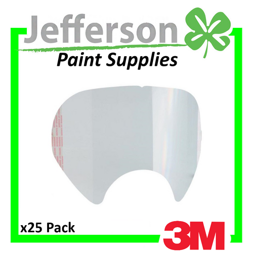 3M Clear Faceshield Covers (25 Pack)