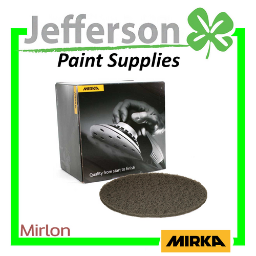 Mirka Mirlon Abrasove 6&quot; Discs Ultra Fine Grey (10 Pack)