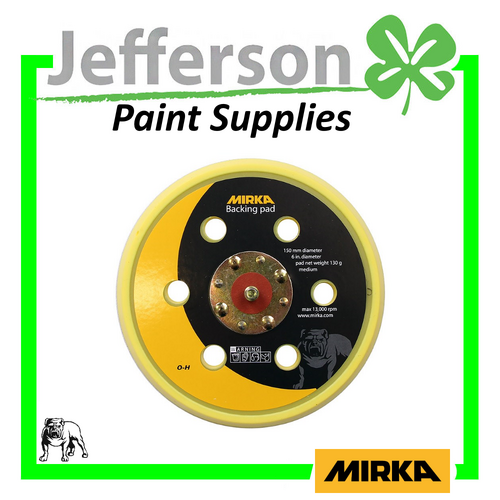 Mirka DEROS 6&quot; Backing Pad 6 Hole Medium