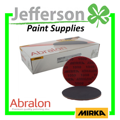 Mirka Abralon 1000 Grit 6&quot; Abrasive Foam Sanding Discs (20 Pack)