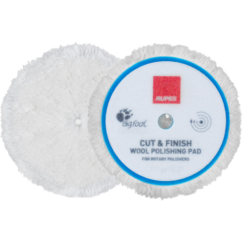 Rupes BigFoot 125mm/150mm Cut &amp; Finish Wool Polishing Pad