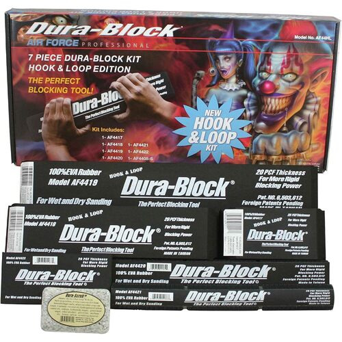 Dura-Block Hook &amp; Loop 7-Piece Sanding Block Kit