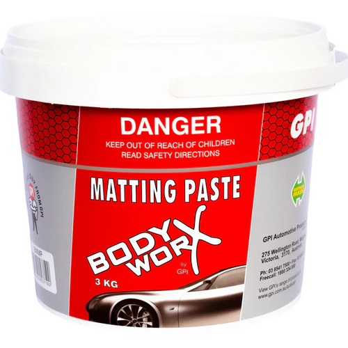 Bodyworx by GPI Matting Scuff Paste 3kg