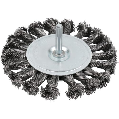 Bordo 1/4&quot; Shank Twist Knot Wheel Brush