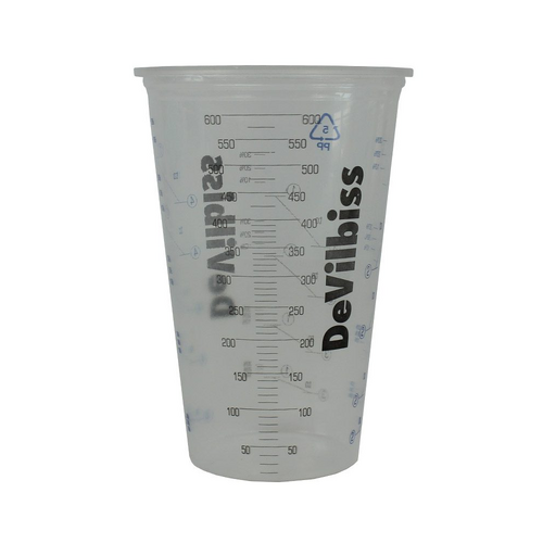 Devilbiss 600ml Calibrated Mixing Cups (50 Pack)