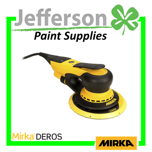 Mirka DEROS 650CV 6&quot; Electric Random Orbital Sander Central Vacuum 5mm Orbit