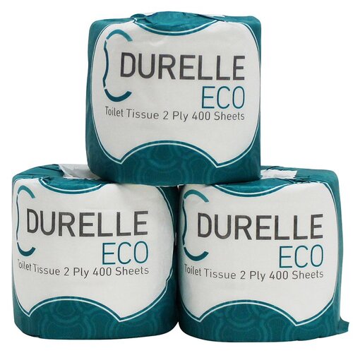 Durelle Eco FSC Mix Toilet Rolls 2 Ply 400 Sheet (48 Rolls)