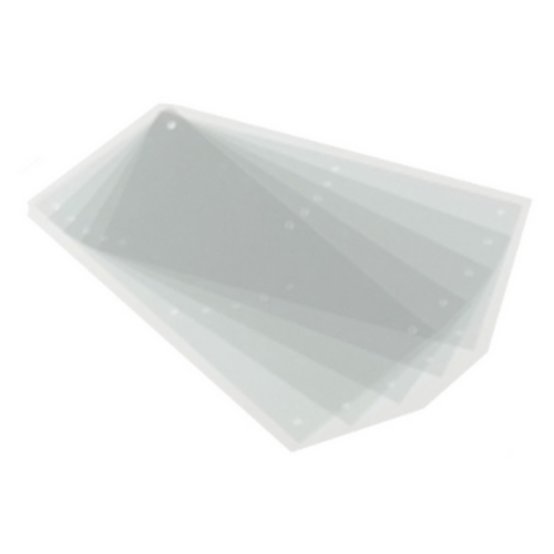 SATA 2000 Clear Replacement Visors Tear Offs - Packet of 25 - 35675