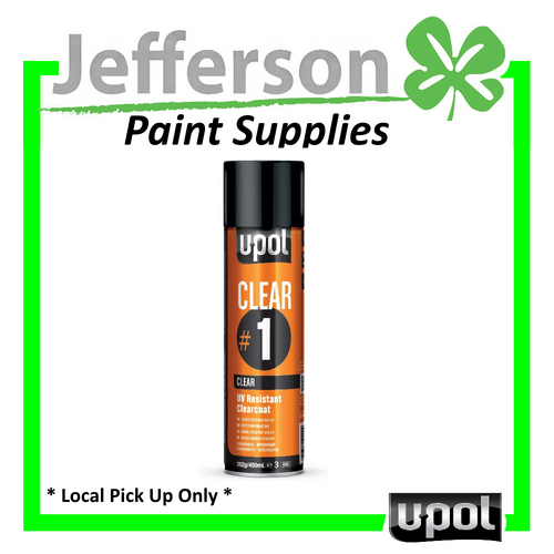 U-Pol Clear #1 UV Resistant Clearcoat 450ml