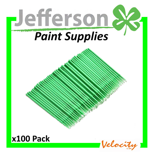 Velocity 2.0mm Green Fine Microbrush (100 Pack)